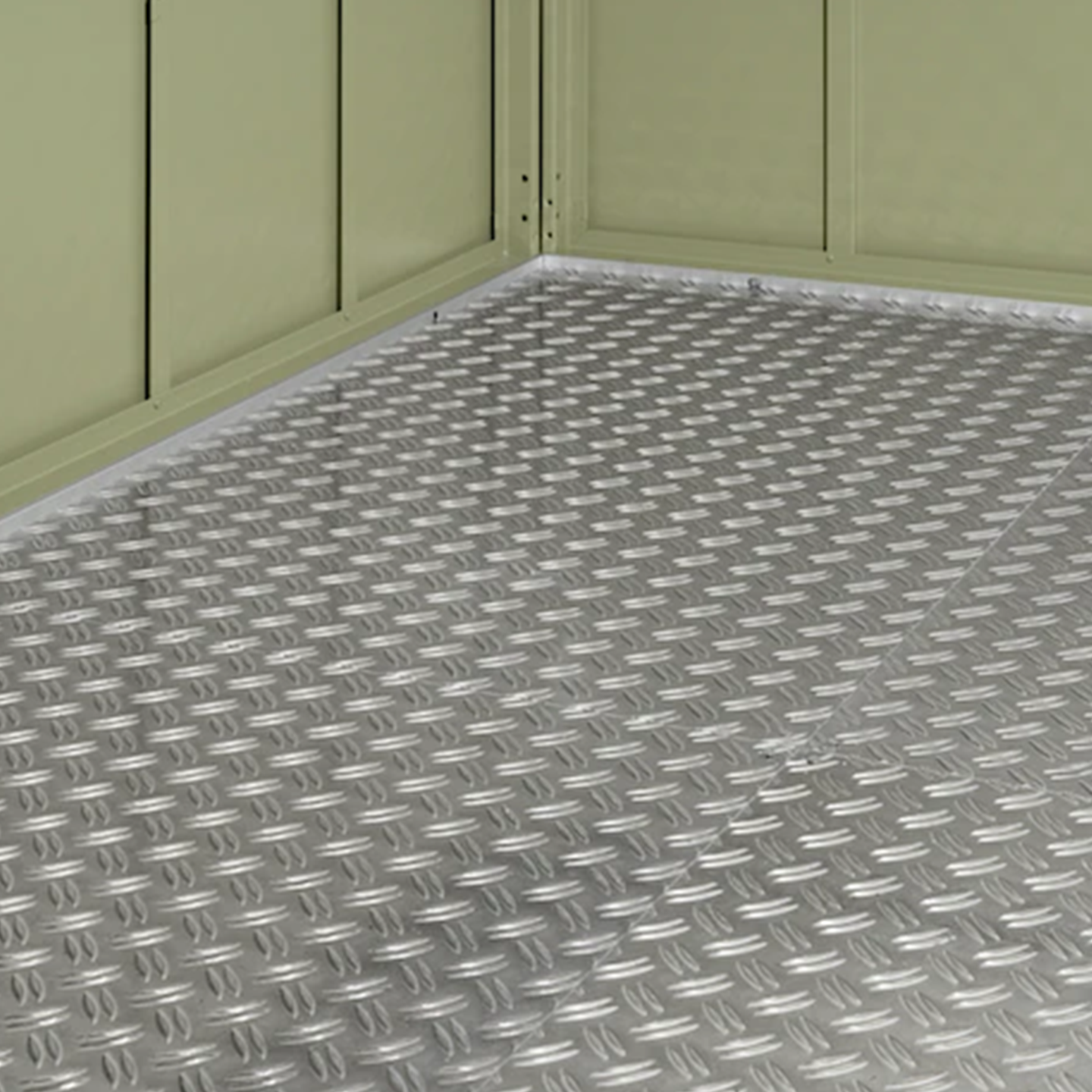 Hörmann Aluminium Fußbodenplatte, Berry Gerätehaus Typ 1